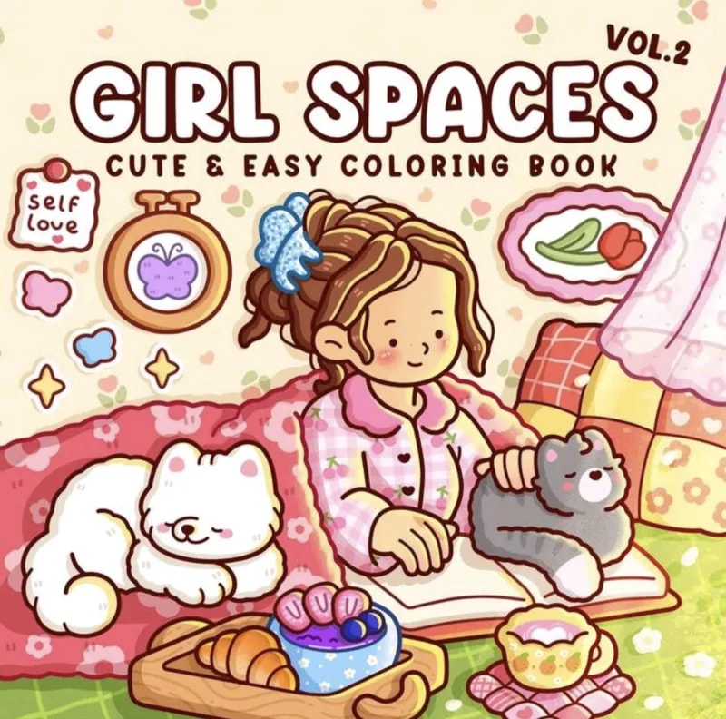 دفتر تلوين girl spaces